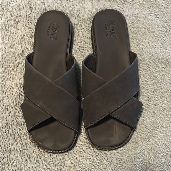 Toms Mae Crossover Slide Sandal - Picture 1 of 5